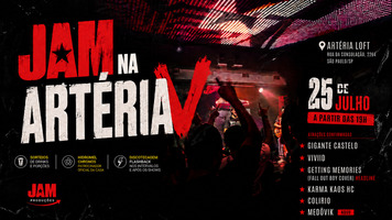 imagem do evento: JAM na ARTÉRIA V